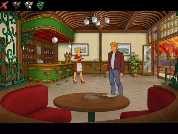 Broken Sword 2.5: The Return of the Templars Windows Inside the newly renovated caf&#xE9;