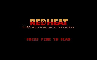 Red Heat Atari ST Second title screen