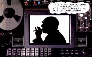 Crime Wave DOS Game Intro: Getting info on the King Pin (MCGA/VGA)