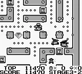 Lock n&#x27; Chase Game Boy Stage 3-2, a bonus diamond appears