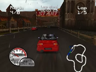 Roadsters Nintendo 64 Different weather effects