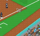 All-Star Baseball 2000 Game Boy Color Foul ball.