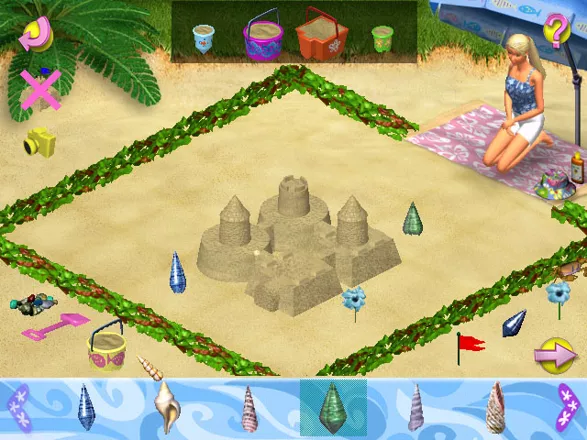 Barbie Beach Vacation Windows Create a sand castle to spec