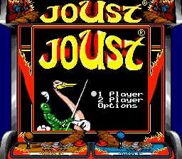 Arcade Classic 4: Defender/Joust Game Boy Joust title screen