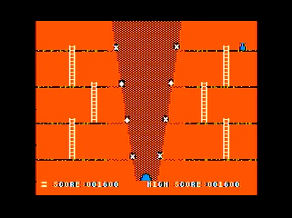 Canyon Climber Apple II I have successfully destroyed the bridges