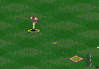 World Series Baseball starring Deion Sanders SEGA 32X One of the 32X &#x22;features&#x22; is this crazy zoom for some outfield plays.