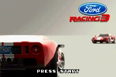 Ford Racing 3 Game Boy Advance Title screen
