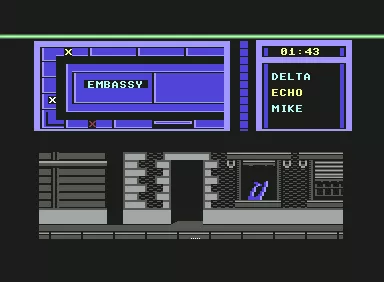 Hostage: Rescue Mission Commodore 64 Echo is jumping in Position