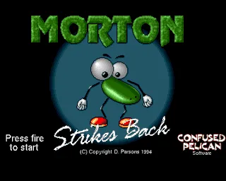 Morton Strikes Back Amiga Title screen