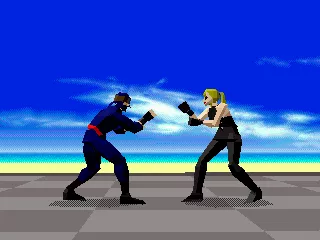 Virtua Fighter SEGA 32X Opening Fights