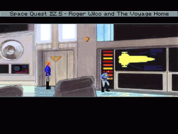 Space Quest IV.5: Roger Wilco And The Voyage Home Windows In the Goliath&#x27;s Engineering room