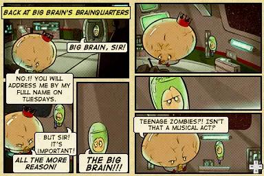 Teenage Zombies: &#x22;Invasion of the Alien Brain Thingys&#x22; Nintendo DS More awesome cutscenes
