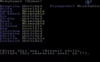 Nahlakh DOS Randomly generated skills; each skill has 52 levels