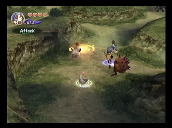 Final Fantasy: Crystal Chronicles GameCube The Field Map (with a battle)