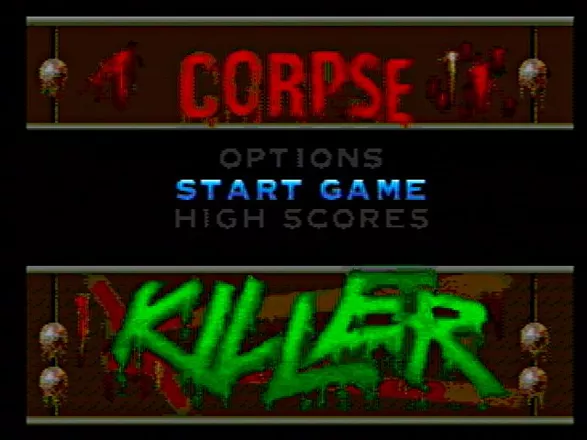 Corpse Killer SEGA 32X Title Screen