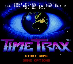 Time Trax SNES Title screen
