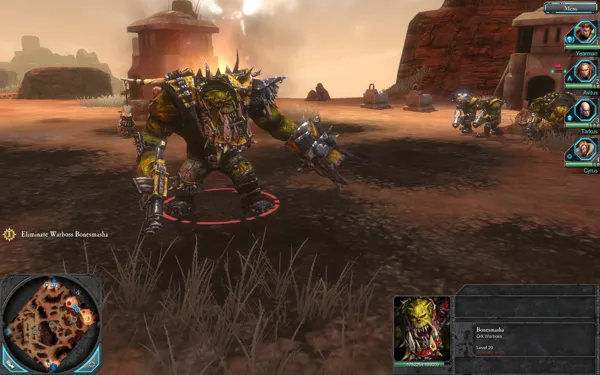 Warhammer 40,000: Dawn of War II Windows We are going to put an end to the Ork threat and kill Bonesmasha and his horde.