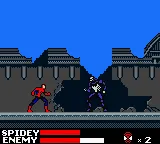 Spider-Man Game Boy Color The first boss, Venom