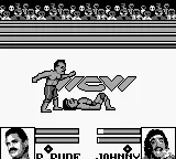 WCW Wrestling: The Main Event Game Boy Angry fist wave