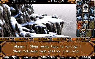 Ishar 2: Messengers of Doom Amiga Snow island