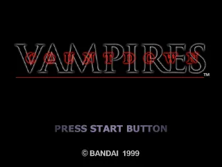Countdown Vampires PlayStation Title Screen