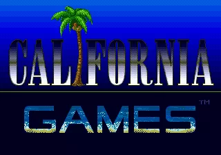 California Games Genesis Title screen