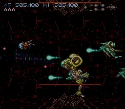 Axelay SNES This mech is indestructible