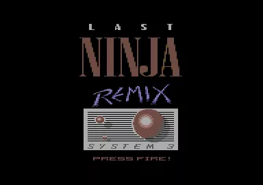Ninja Remix Commodore 64 Title screen