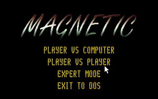 Magnetic DOS Title Screen and Main Menu