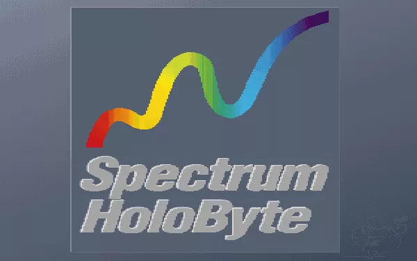 Falcon 3.0 DOS Publisher Spectrum Holobyte&#x27;s splash screen.