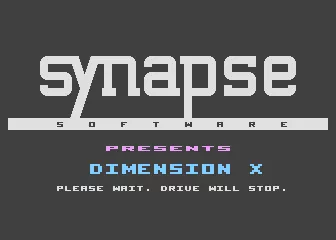 Dimension X Atari 8-bit Synapse presents...
