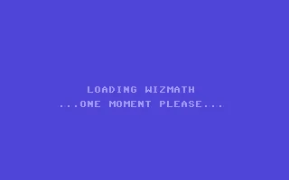 Wizard of Id&#x27;s WizMath Commodore 64 Loading screen