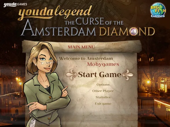 Youda Legend: The Curse of the Amsterdam Diamond Windows Start menu
