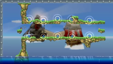 Worms: Open Warfare 2 PSP Puzzle mode is a bit more tricky but very interesting.