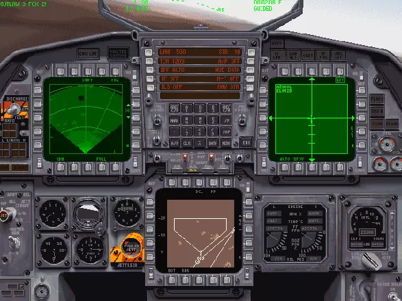 Jane&#x27;s Combat Simulations: F-15 Windows You can use the mouse to turn on switches in the cockpit.
