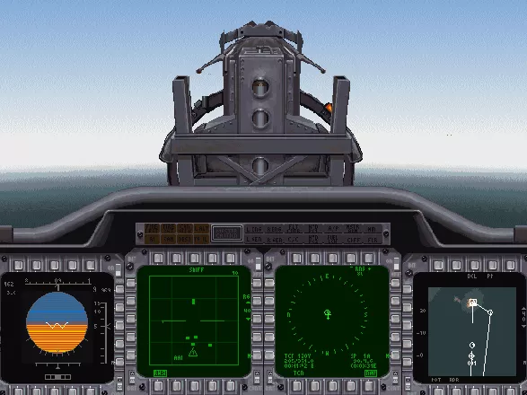 Jane&#x27;s Combat Simulations: F-15 Windows Weapon Systems Officer cockpit