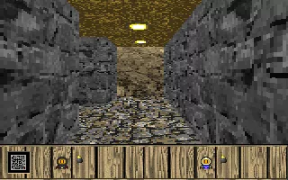 3D Bomber DOS A typical looking corridor