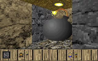 3D Bomber DOS Placing a bomb
