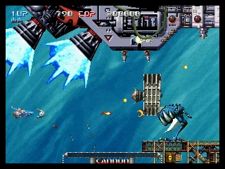 Pulstar Neo Geo Attack on a large space station