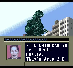 Super Godzilla SNES On the search for King Ghidorah