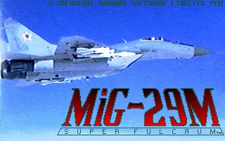 MiG-29M Super Fulcrum DOS Title screen