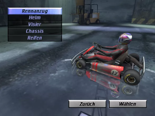 Michael Schumacher: World Tour Kart 2004 Windows Customizing the driver (demo version)