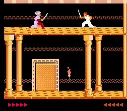 Prince of Persia NES Escape the dungeon and battle through the main castle
