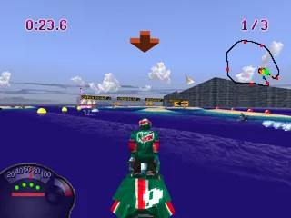 Jet Moto PlayStation Riding the waves.