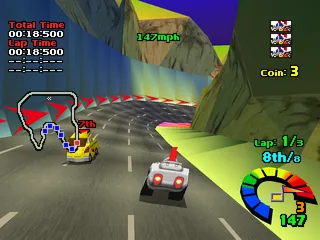Motor Toon Grand Prix PlayStation Game start