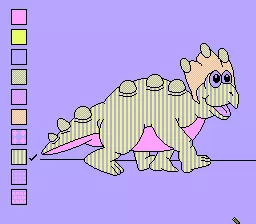 Color a Dinosaur NES Hey mom! Look what I&#x27;ve done!