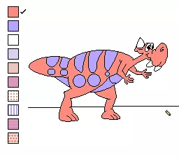 Color a Dinosaur NES Spielberg would love this one