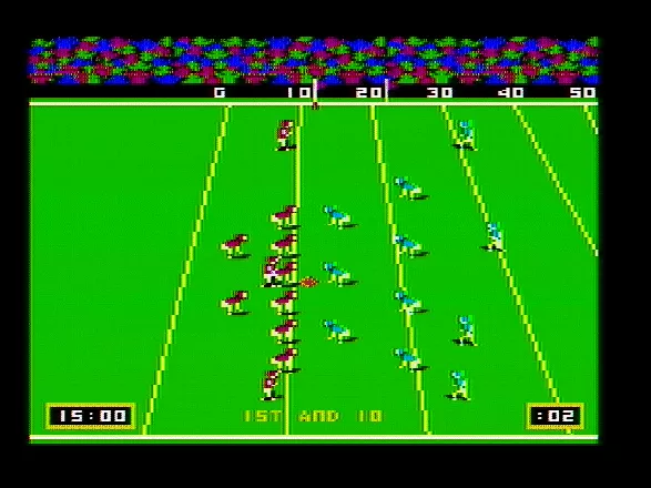 Football DOS The field (CGA Composite mode)