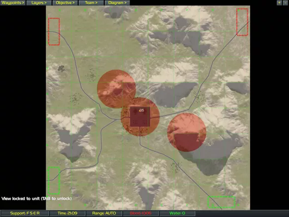 DropTeam: Mechanized Combat in the Far Future Windows The tactical map (demo version)