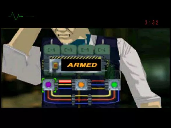 Fear Effect PlayStation ...and here is the puzzle itself: disarm the bomb
